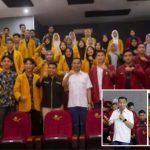 Anggota Komsi V DPRD Sumbar Hidayat saat jadi narasumber Simposium Kebangsaan bertema “Sumatera Barat Masa Depan”, di Asrama Haji Tabing, Padang, Sabtu (3/8/2024)
